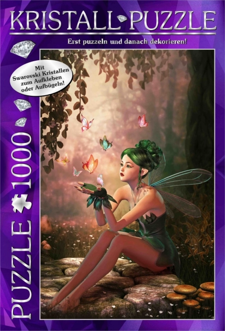M.I.C. Puzzel met Swarovski-edelstenen Feeënbos 1000 stukjes