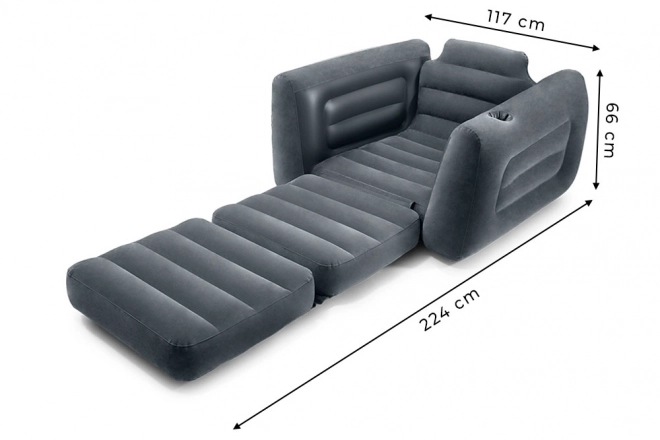 Opblaasbare fauteuil