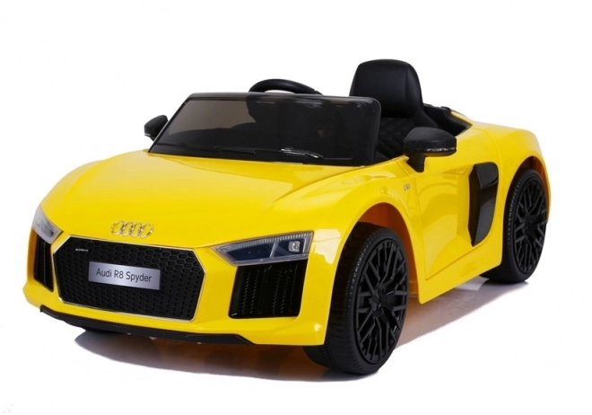 Kinderen Elektrische Auto Audi R8 Spyder Geel