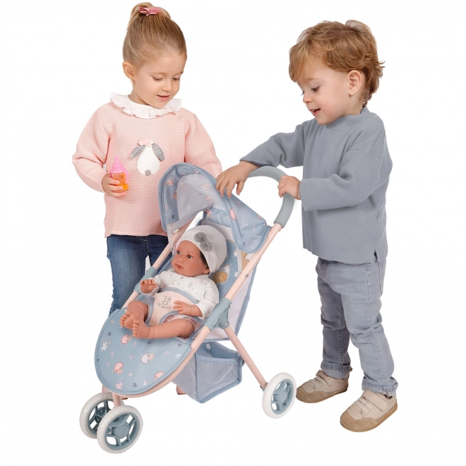 DeCuevas 90280 Sportieve driewielige poppenwagen COCO 2024 - 55 cm