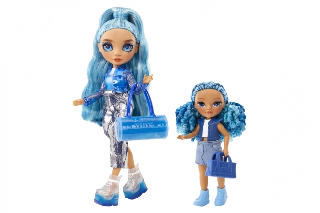 Rainbow High Kleine Zusje - Saffier (Blauw) TV