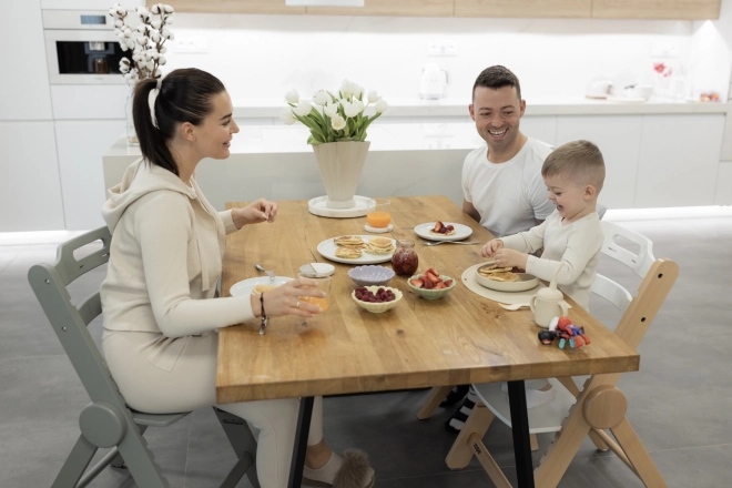 Houten kinderstoel Clipp & Clapp, Zwart