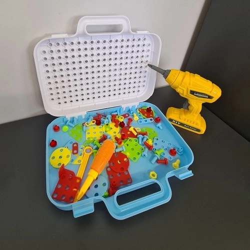 Creatieve mozaïek met schroevendraaier Kruzzel