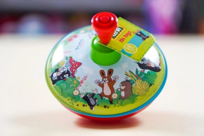 Káča draaiende Mol metaal/plastic 13cm