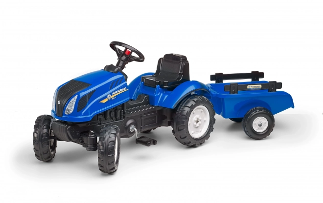 Tractor New Holland T6 met bakwagen