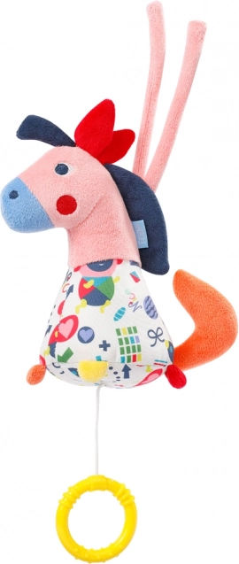 Kleurige muziekpony voor kinderen