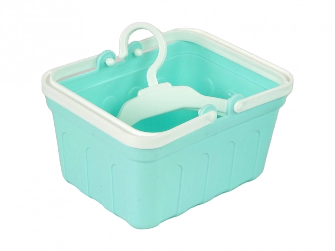 Grote set - wasmachine, wasmand, strijkplank