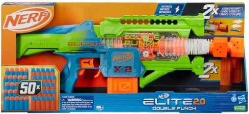 Nerf Elite 2.0 Double Punch gemotoriseerde dartblaster