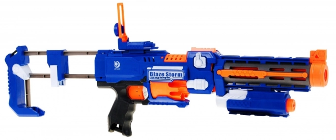 Pistool 2 in 1 voor kinderen 8+ Blaze Storm 20 lange foam kogels + laser vizier + fles