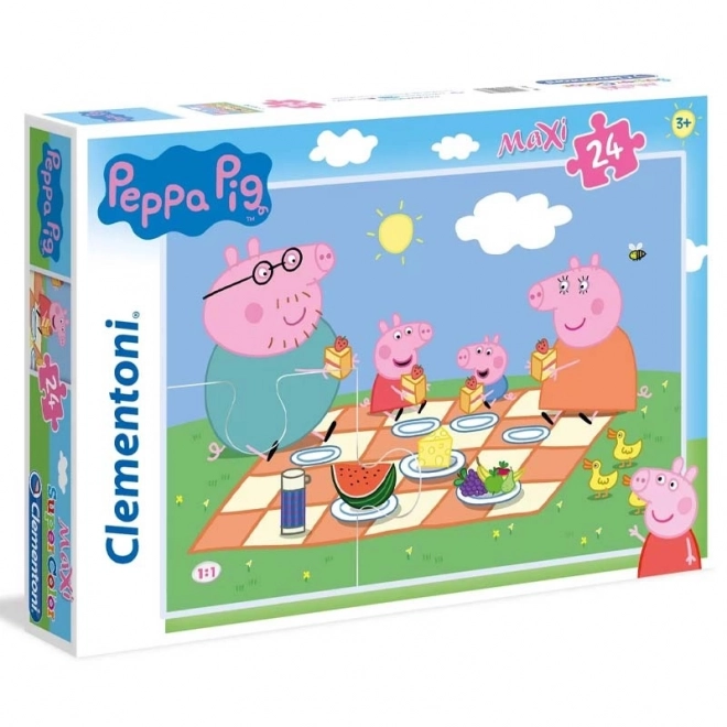Puzzel 24 maxi Peppa Pig