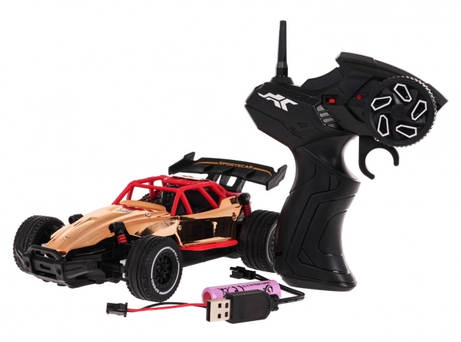 RACING 01 Gouden R/C metalen auto