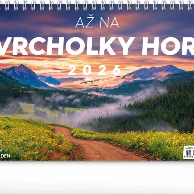 Bureaukalender Tot aan de bergtoppen 2026