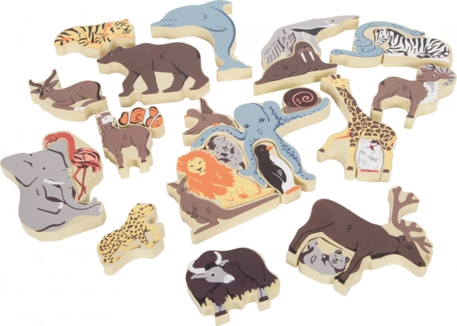 Small Foot Dierenpuzzel letters