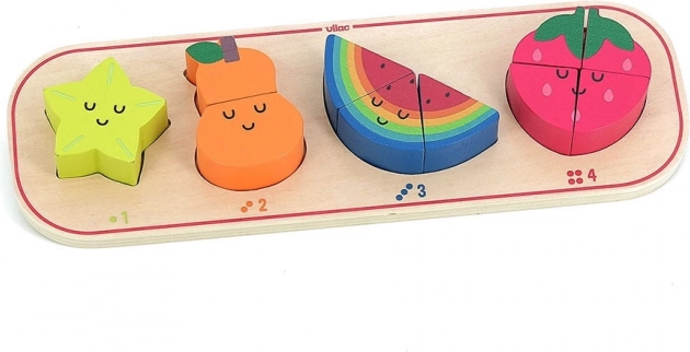 Inlegpuzzel Ik Leer Tellen met Fruit Sarah Betz