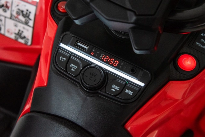 Elektrische kinderquad Can Am Outlander met bestuurder