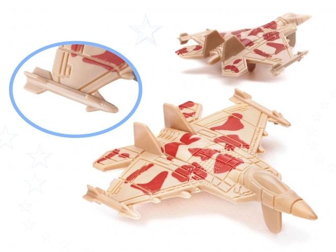 Set van plastic soldaatjes met accessoires - 307 stuks