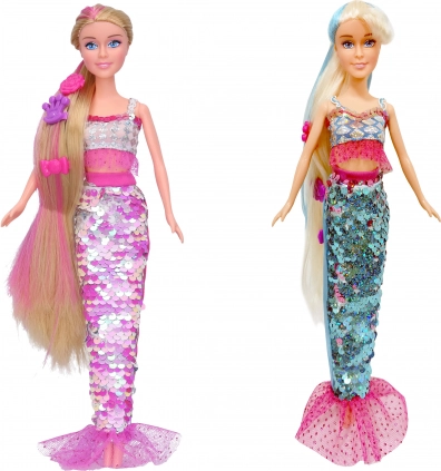 Zeemeerminpop met accessoires 29 cm