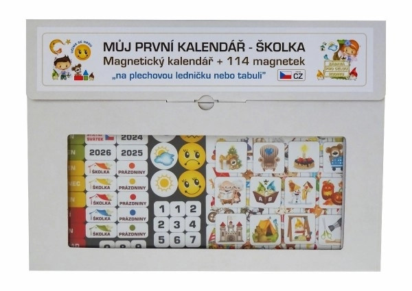 Magnetische kalender - Kleuterschool 114 magneten