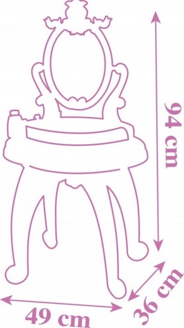 SMOBY Toilettafel 2in1 Disney Prinsessen