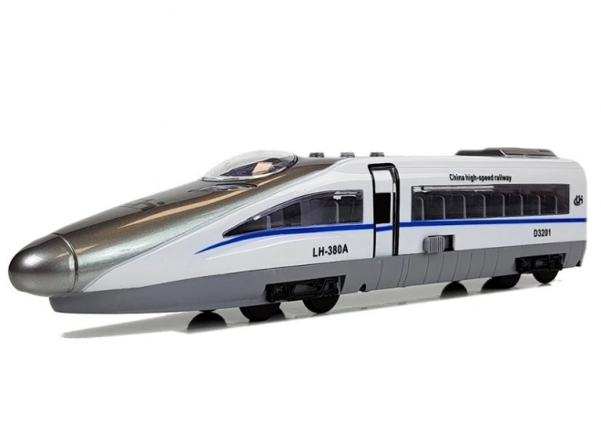 Pendolino Trein met Witte Koppeling met Geluid en Lichten