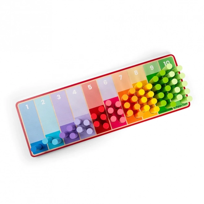 Regenboogtelstokken voor kinderen