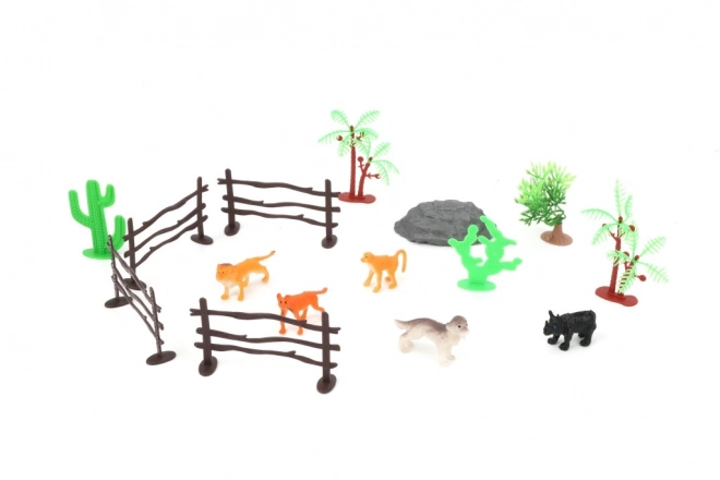Set van wilde dieren