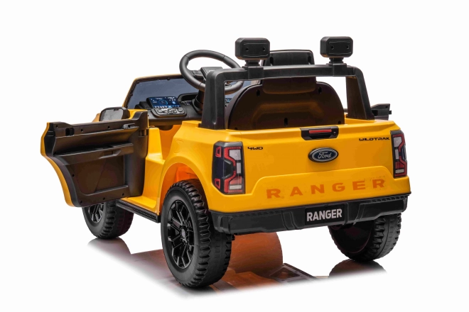 Kinder elektrische auto Ford Ranger Lift Geel
