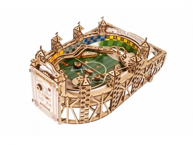 Ugears Houten 3D Mechanische Bouwpakket Harry Potter - Zwerkbal Flipperkast