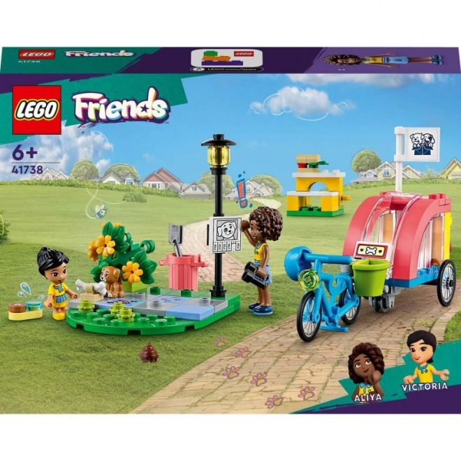 Lego Friends reddingsfiets voor hondjes