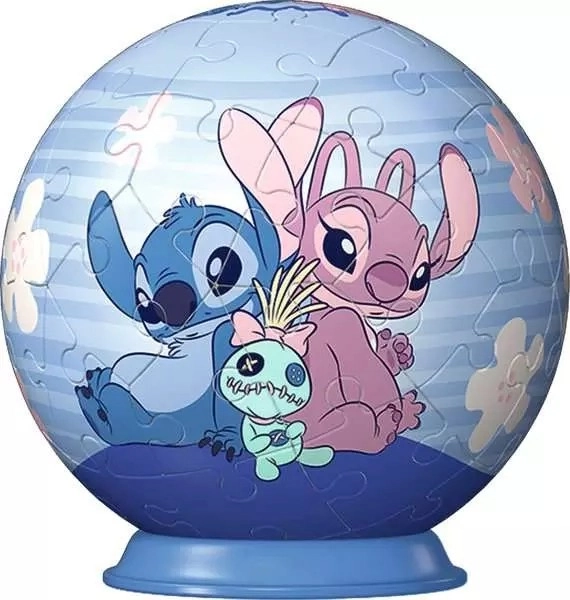 3D-puzzelbal met Stitch van Disney