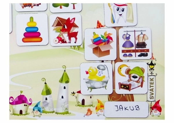 Magnetische kalender - Kleuterschool 114 magneten