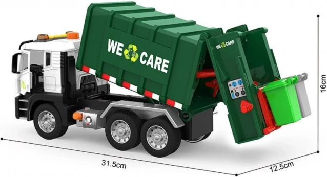 Interactieve vuilniswagen Purifier 1:10 - Educatief speelgoed voor afvalscheiding