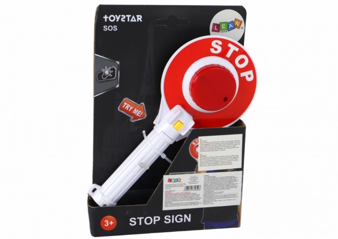 Politie stopbord Kinder dubbelzijdig STOP-lampje