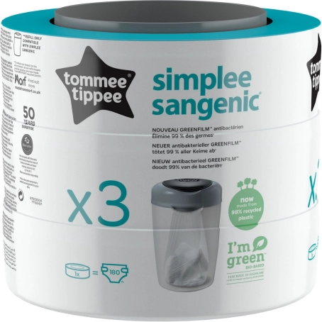 Vervangcassettes Sangenic Simplee