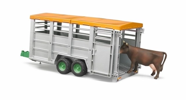Bruder Dierentransportwagen met koeienfiguur