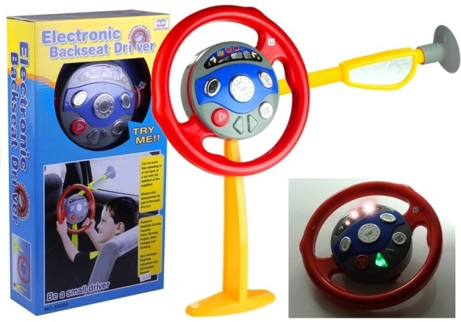 Kindersimulator stuur met realistische geluiden