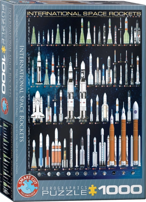 EUROGRAPHICS Puzzel Internationale Ruimteraketten 1000 Stukken