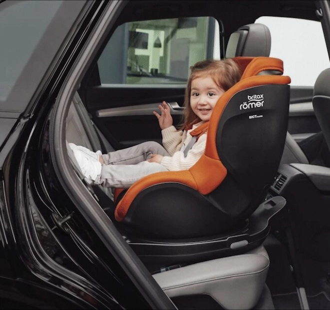 Autostoeltje Britax Römer Dualfix 5Z + Flex Base 5Z Gouden Cognac