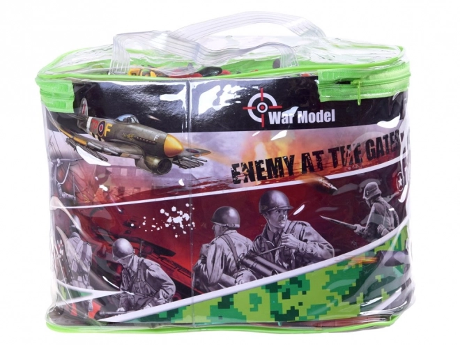 Grote set militaire figuren tanks wapens
