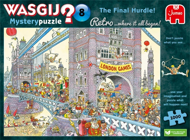 JUMBO puzzel WASGIJ Mysterie 8: Laatste obstakel 1000 stukjes