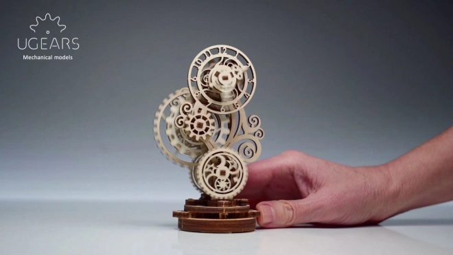Ugears 3D houten mechanische puzzel Steampunk klok