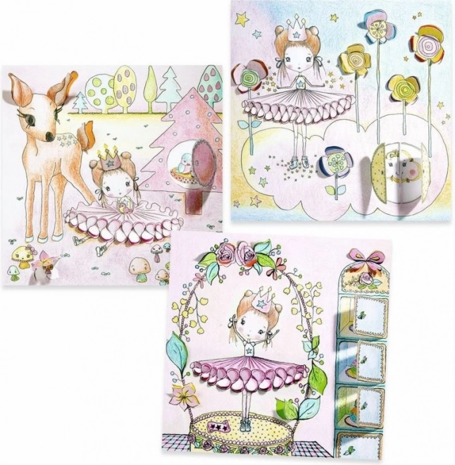 DJECO Ontdek kleurplaten Prinses Pupi