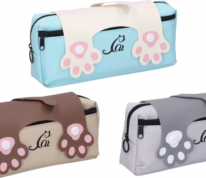Etui pencil case 20x5,5x9 cm - Kattenpoot