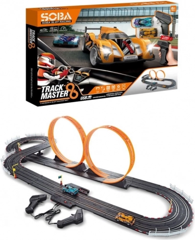 Racebaan met looping USB
