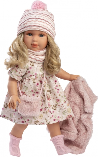 Realistische pop Lucia met zacht lichaam 40 cm