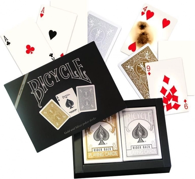 Bicycle Prestige – set van 2 pokerspellen Gold & Silver