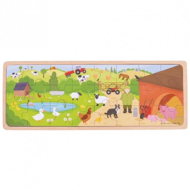 Bigjigs Toys Puzzel Op de boerderij