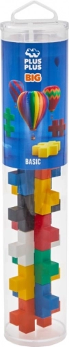 Plus-Plus BIG Basic – creatieve bouwset in buis 15 stuks