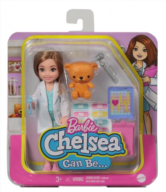 Barbie Chelsea aankleeddolls in verschillende beroepen