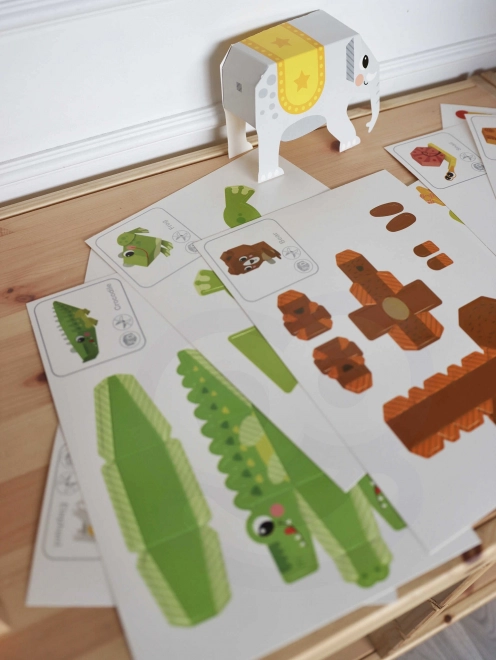 Woopie art&fun creatieve set origami 3D dieren